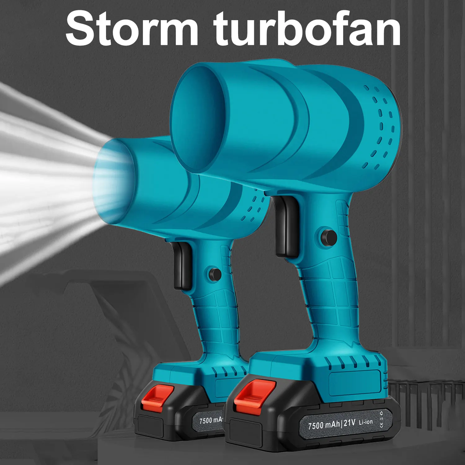 منفاخ توربيني يعمل بالطاقة 36000 دورة في الدقيقة مروحة توربو عنيفة 120 كم/ساعة مجفف شعر عالي السرعة لنفخ أوراق تنظيف السيارة وإزالة الغبار