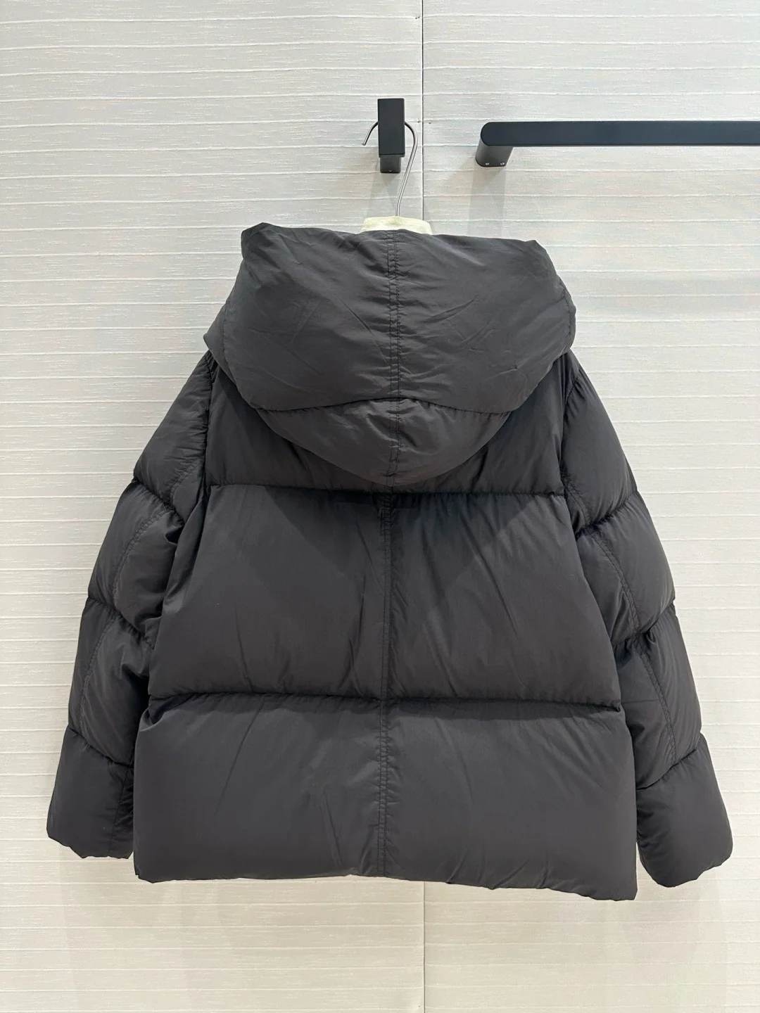 الشتاء فضفاض الصلبة جيب مبطن سترة قطن الإناث سماكة مقنعين أسفل سترة المرأة الدافئة الأبيض بطة أسفل باركر أبلى #6