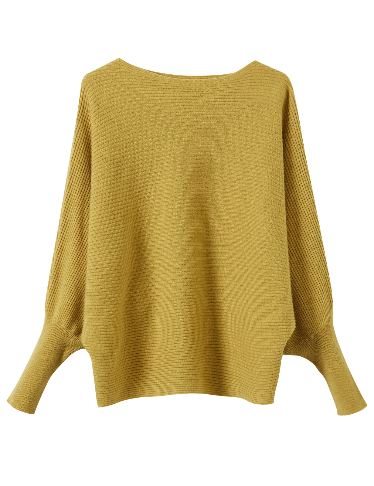 

Women's Sweater Oversized 100% Merino Wool Sweater 2023 Fall Winter Warm Boat Neck Batwing Long Sleeve Top Knit Pullover Clothes