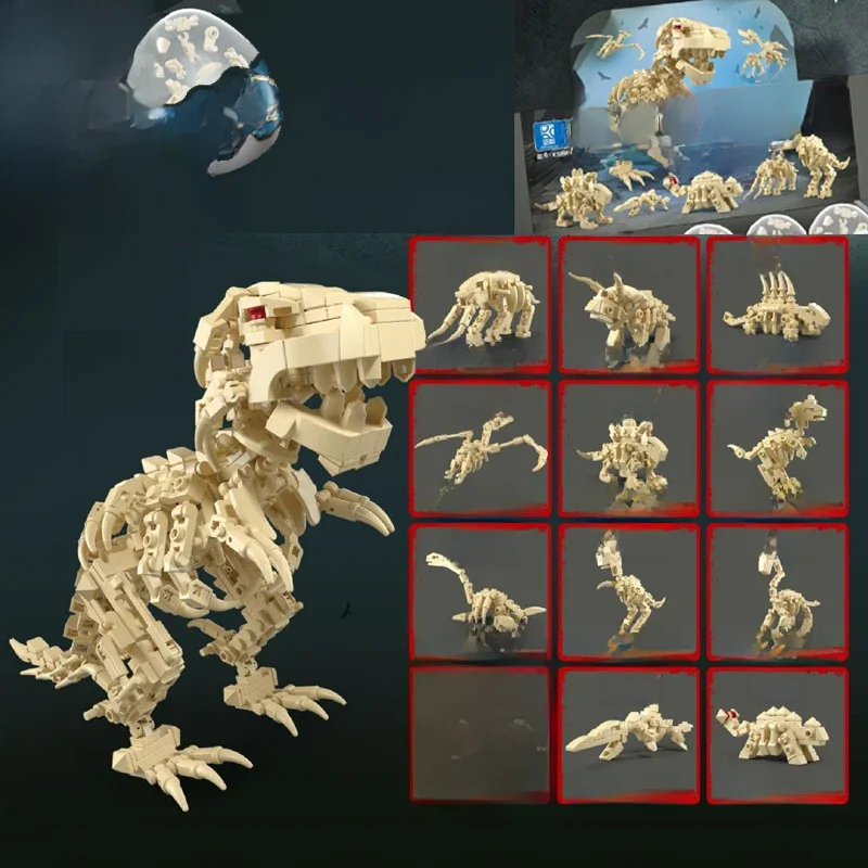 Blocs de construction Jurassic World, camion à œufs torsadés, œufs de dinosaure, voiture, Train, ensemble de course, jouet Legodinosaur Compatible, cadeaux pour enfants