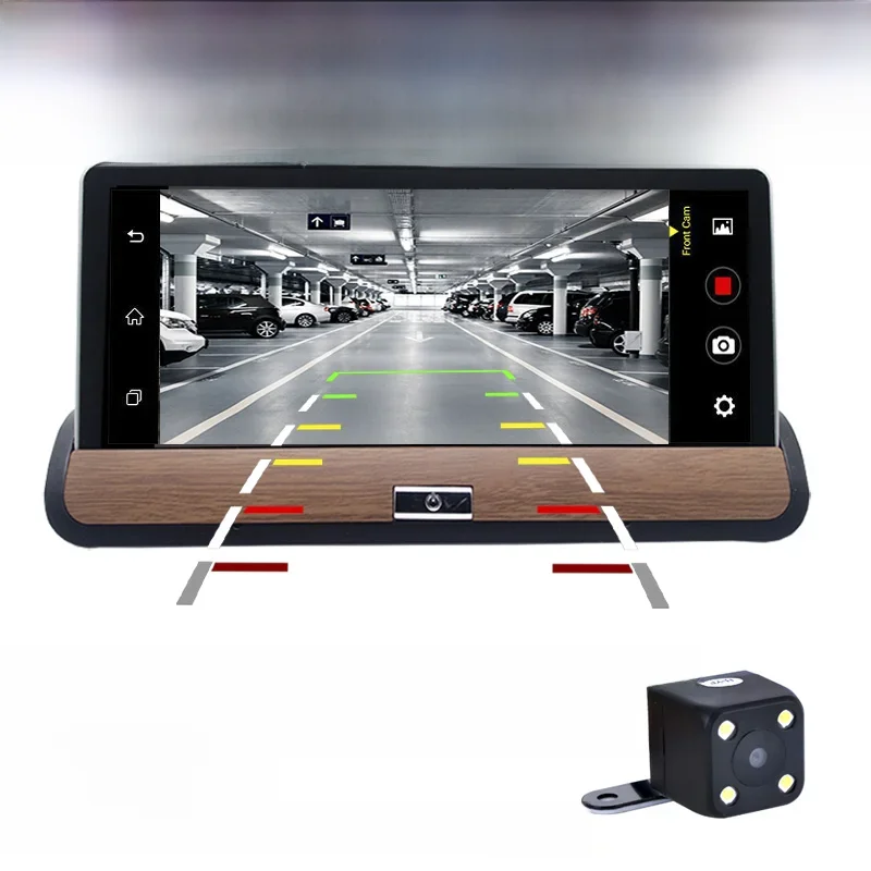 Carro Câmera de Navegação GPS, Android 5.0, DVR, Câmera Traço, Gravador de Vídeo, Veículo GPS