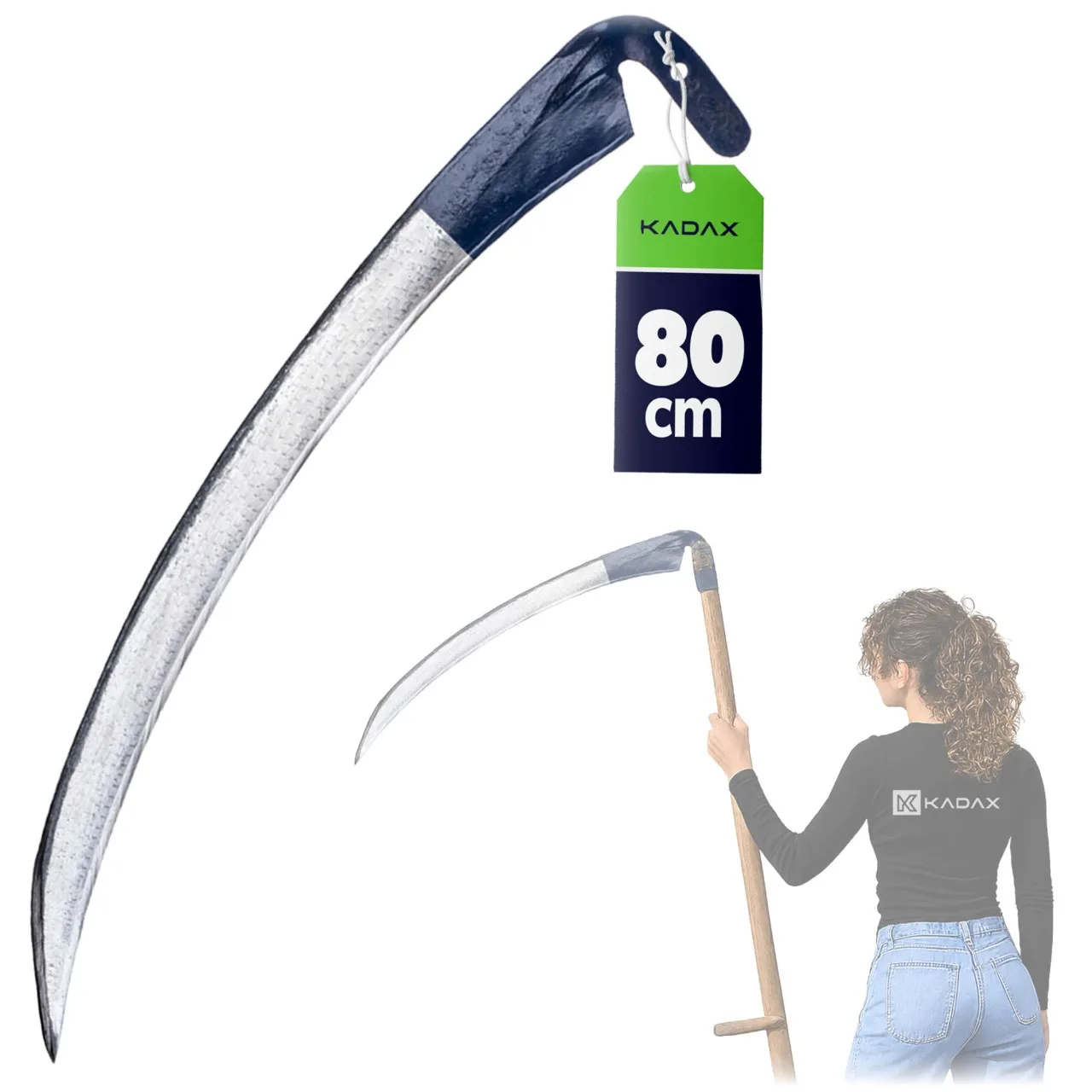 Kadax Handscythe Kut Haai Gras Metaal 80Cm Massief Sterk Tuinbos