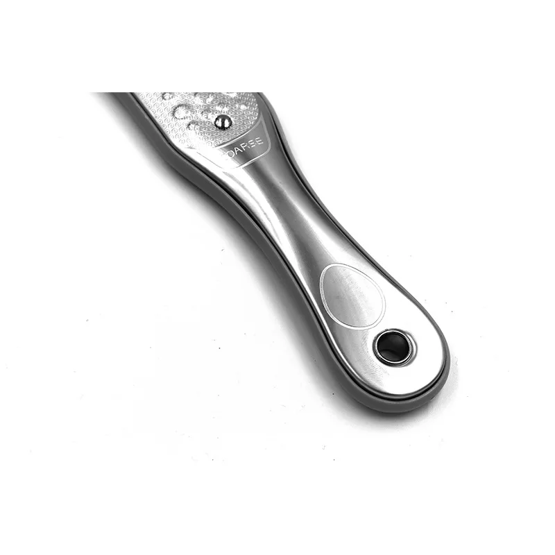 All Stainless Steel Foot File Professional Heel Callus Rasp Double Sided Dead Skin Callus Remover Pedicure File Foot Care Tool