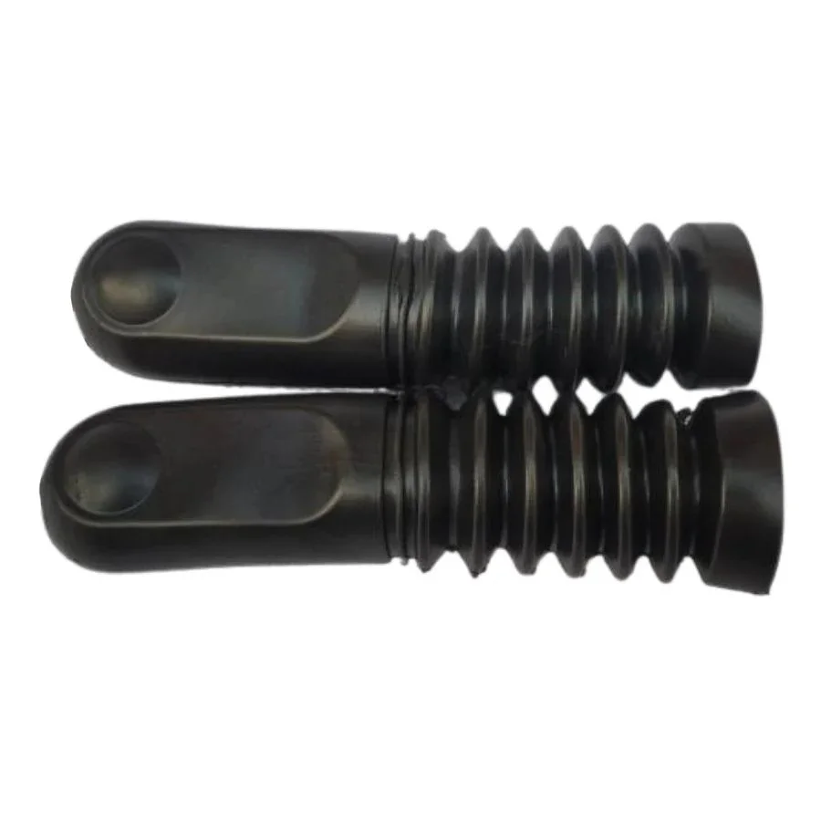 Guêtres de couverture en caoutchouc pour fourche avant de moto, environ 150MM, 50cc, pièces de Scooter, bottes Anti-poussière pour Yamaha JOG 50 3KJ, 2 pièces