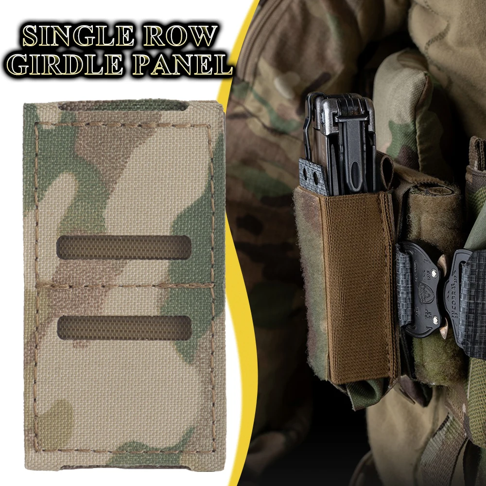 

Tactical Single Row Girdle Panel Hunting Vest Plate Carrier Airsoft Molle Lightweight Tool Bag Accessories for Shooting Training