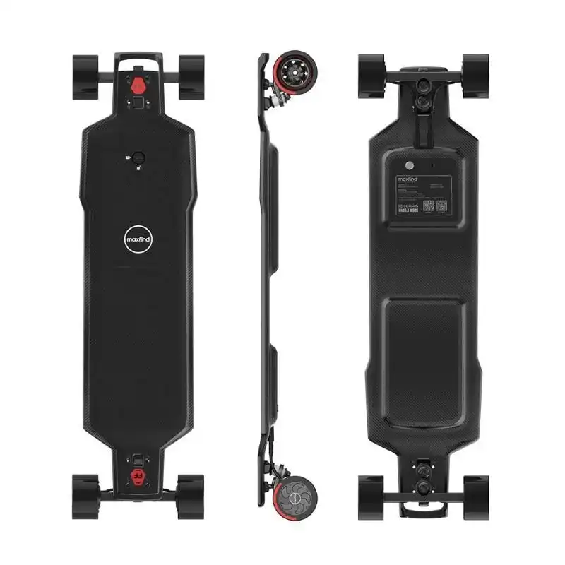 

Maxfind FF PRO High-Speed Dual Motor Long-Range 96MM Wheels Electric Skateboard Longboard with Remote Control