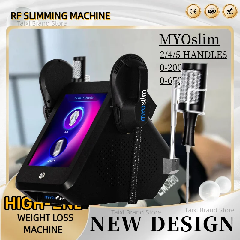 

MYOSLIM and EMS Nova Hi-EMT RF Roller 2-in-1 Muscle Gainer Slimming Fitness Machine Health And Beauty Equipment For Salon