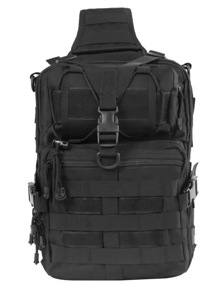 AliExpress NONE Outdoor Cycling Crossbody Bag Water-Resistant Chest Shoulder Bag for Biking Hiking Travel Tactical Waist Pack with Multiple Pock