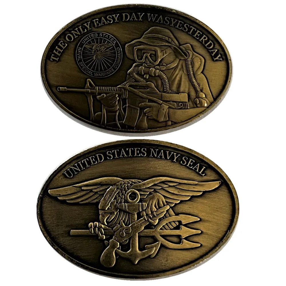 Navy Seal Challenge Coin Us Navy Seals, Naval Special Warfare Challenge Coins