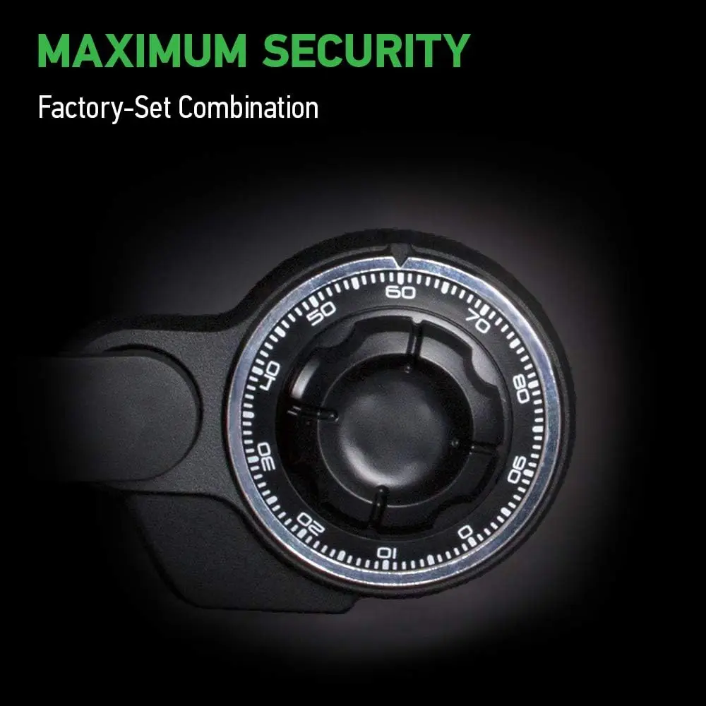 Medium Gray Fireproof Safe and Waterproof Safe Box with Dial Combination, Home Safe for Money, Documents, or other Valuables,