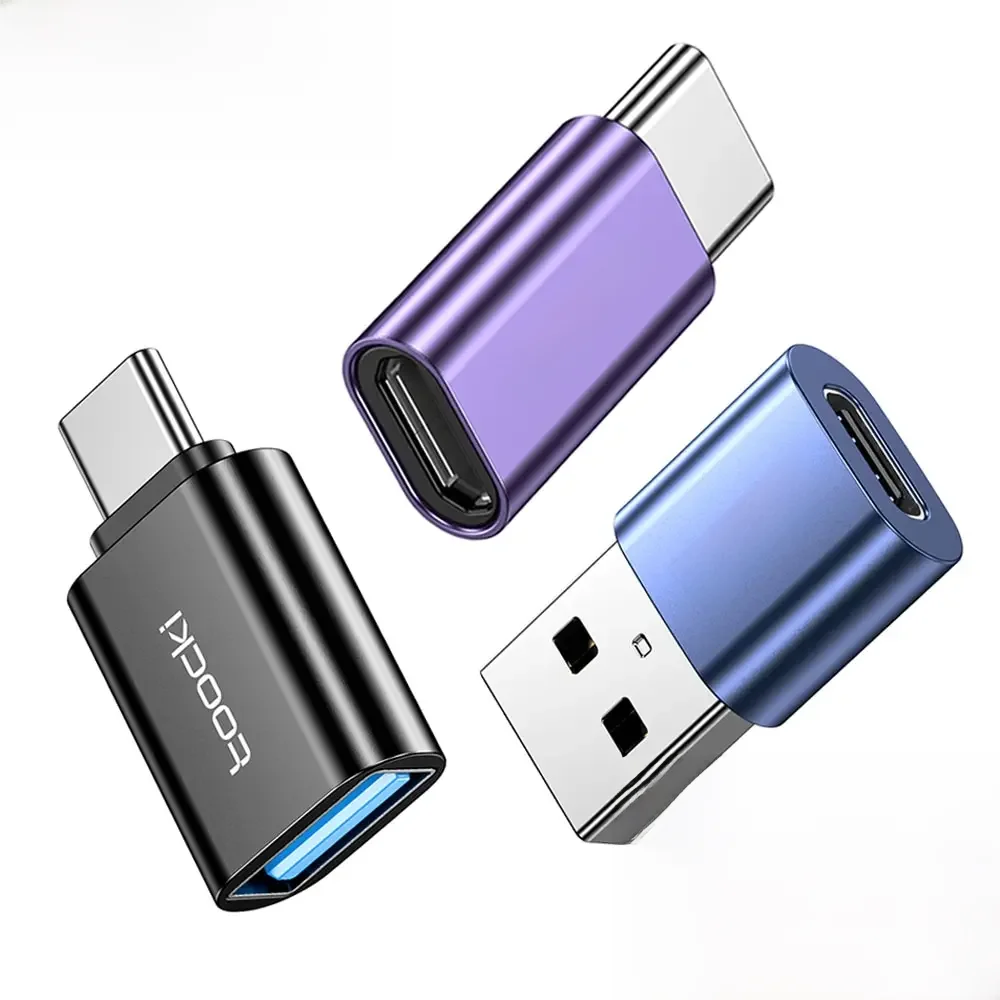 Toocki OTG USB 3.0 na typ C Adapter Micro na typ C męski na USB 2.0 żeński konwerter do Macbooka Xiaomi Samsung OTG Złącze — zdjęcie 2