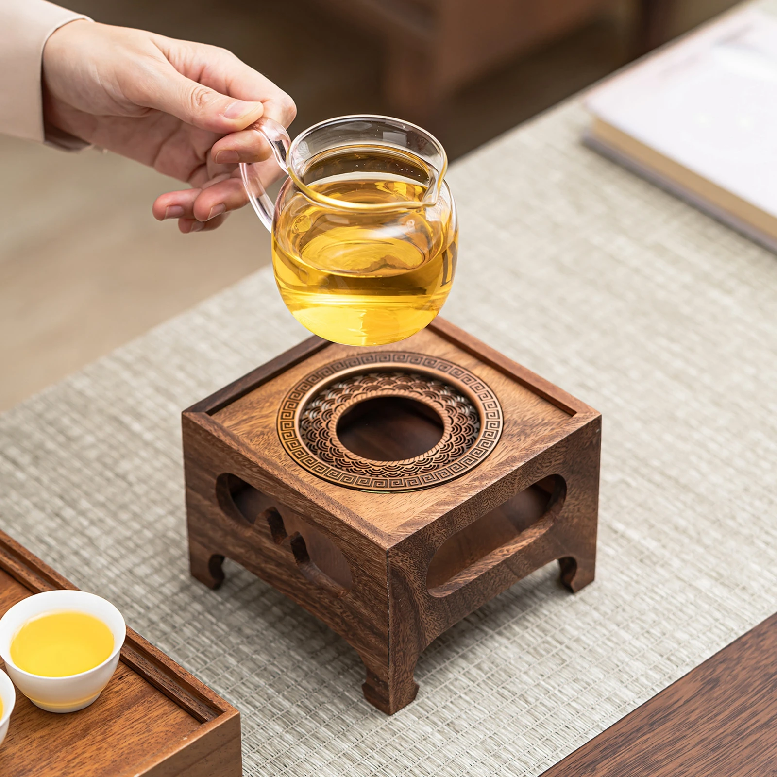 

Подогреватель для чайника, декор, подарок, многофункциональный подогреватель для чайника для дома, вечеринки, сада, подогреватель для чайника, кофе, молока, чая, теплые напитки