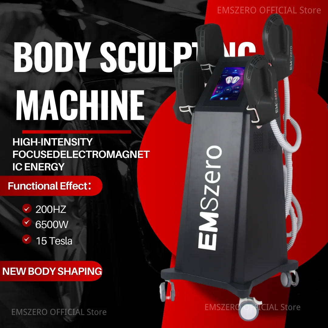 

14 Tesla EMS Machine 6500W Muscle Stimulator Body Slimming Emszero Technology Sculpting Salon RF NOVA abdomel