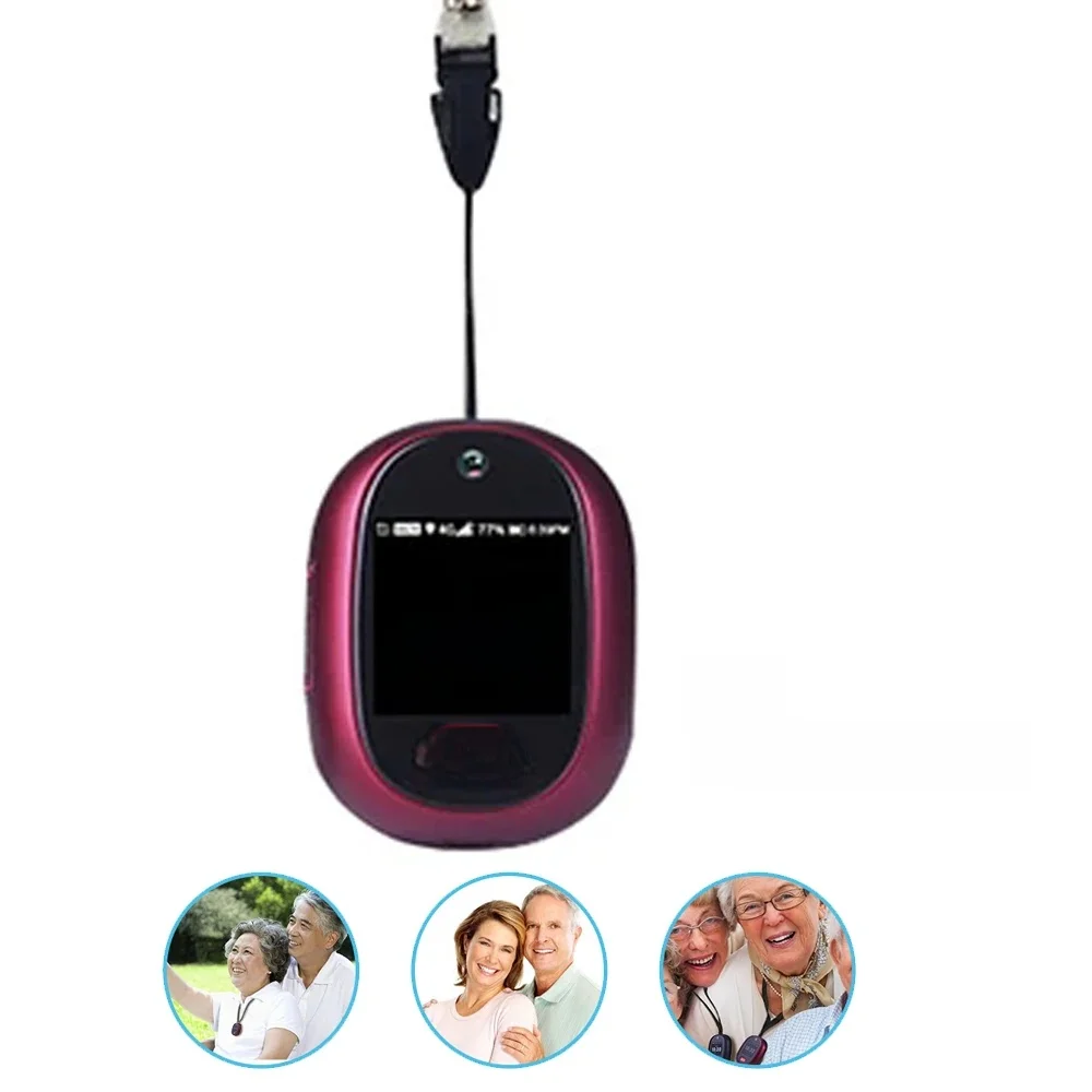 4G LBS WIFI SOS Kids Elder Mini GPS Tracker V45 Touch GPS Tracking Pendant gps Tracker Alarm Talking Clock IP 67 Waterproof