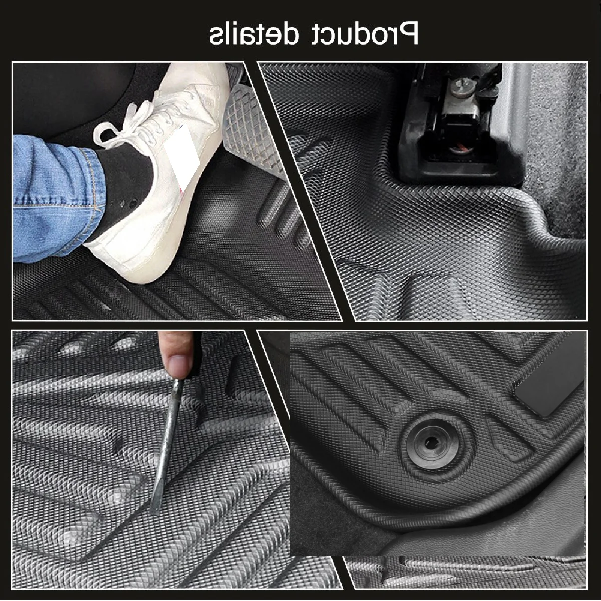 For Volkswagen T-Roc Car Waterproof Non-slip Floor Mats Fully Surrounded Protector Car Accessories Rubber Luxury TPE Durable