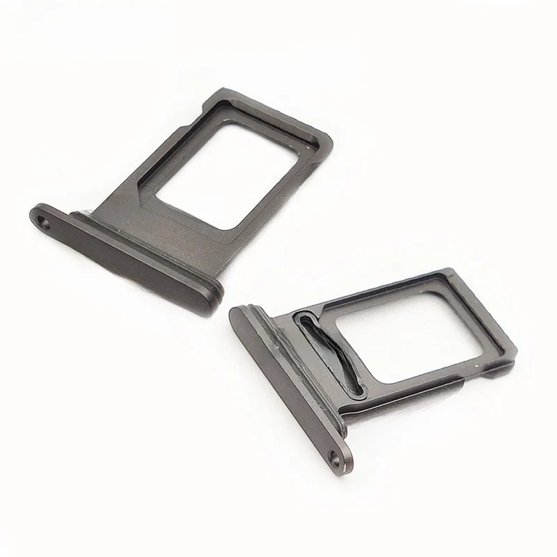 Aocarmo Dual Sim Karte Für iPhone 11 Einzelne SIM Karte Tray Halter Slot Adapter Buchse Ersatz Teile Schwarz Lila Grün silber