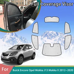 Car Full Coverage Sunshade For Opel Mokka Buick Encore MK1 J13 Mokka X 2012~2020 Anti-UV Auto Accessories Window Sunvisor 2015