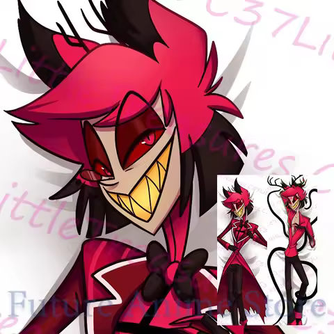 Dakimakura Anime Alastor 2WAY Double sided Print Life size Body Pillow Cover Pillowcase