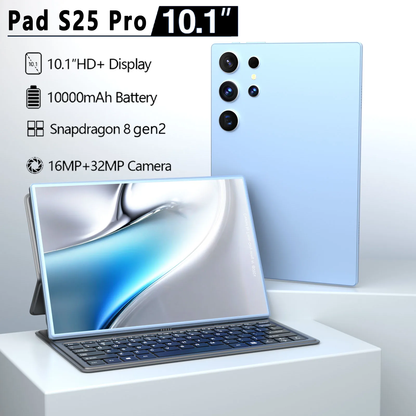 

2025 Global Version S25 Pro Tablet PC Android 14 Snapdragon8 gen2 22GB+2048GB 10000mah 5G Dual SIM WIFI Original Tab Ultra