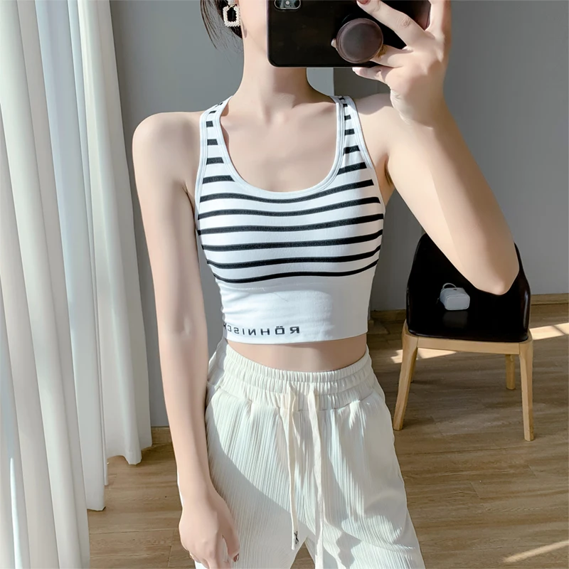 Sweater Tank Top Summer Cloth for Lady Sweaters Vest For Ladies Women SweaterTop with strap shoulder