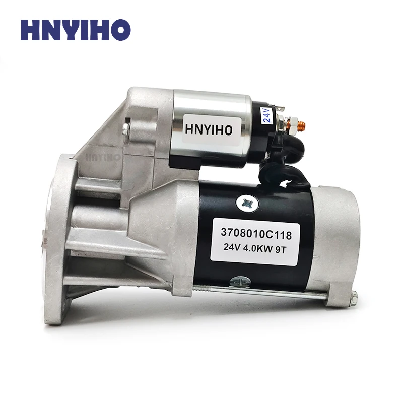 

Стартер 24 В 9T 3708010C118 3708010C797 3708010C979A 3708010C992 QDJ2418 QDJ2538 для двигателя Caterpillar Nissan TD27 4D32