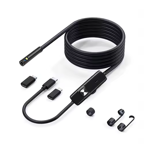 8mm 1080P Endoscope Automotive Boroscope Inspection Device Camera For Apple Iphone IOS Smart Phone Android Type C Cars Mobile - Image 8