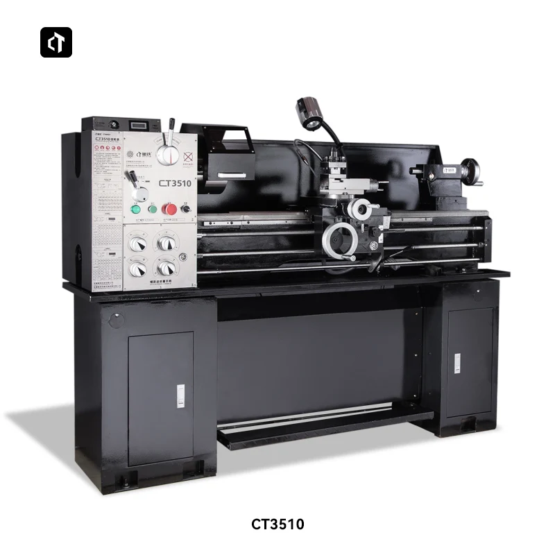 CT3510 Industrial Heavy Duty Metal Lathe Horizontal Gap Bed Lathe Machine Precision Lathe Variable Speed
