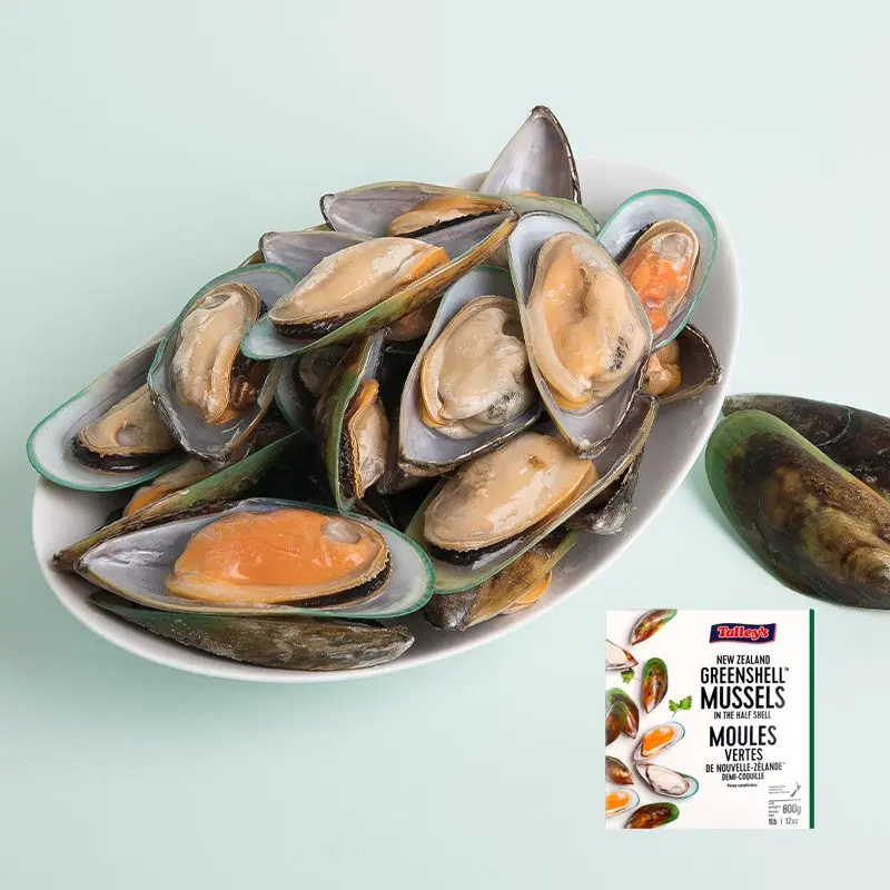 [Jae-Ho Food] Green Mussels [self-grown, semi-deangular] 800g/Clean New Zealand high quality seafood grown on the coast