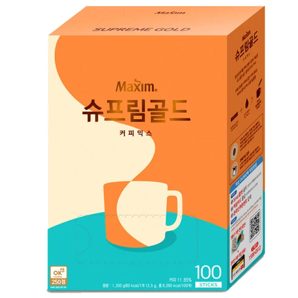 맥심 슈프림골드 커피믹스 100T