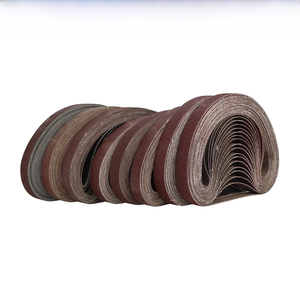 10 sztuk/30 sztuk 20x520mm pasy ścierne papier ścierny do polerowania akcesoria do szlifierki taśmowej — zdjęcie 2