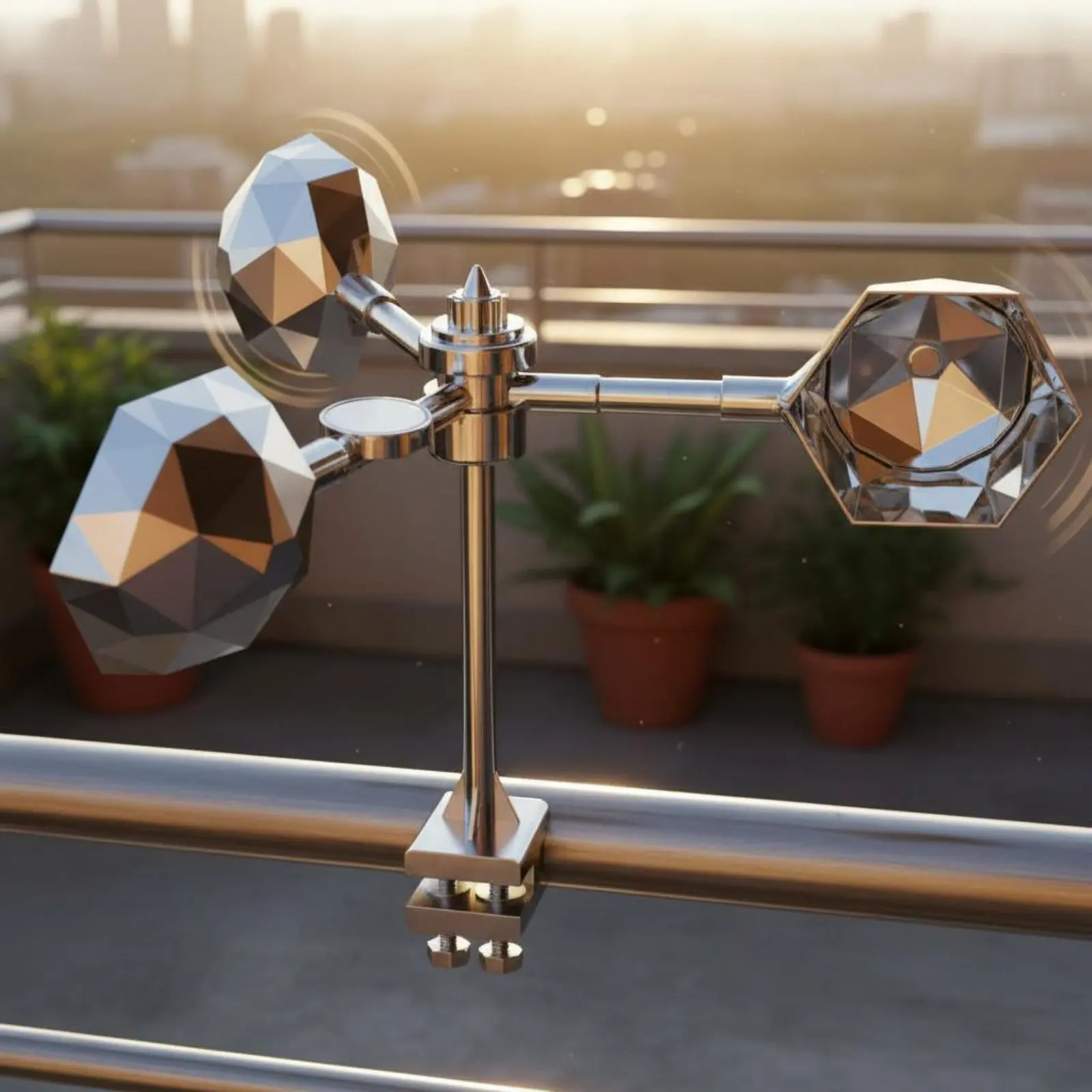 Éloigne-oiseaux réfléchissant résistant aux intempéries, dispositif anti-oiseaux à énergie éolienne pour jardiniers, terres agricoles et zones de piscine