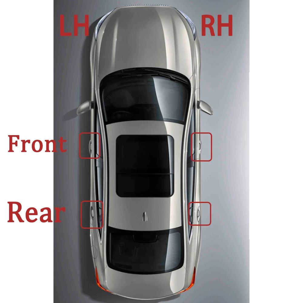 Outside Door Handle Front Rear Left Right For Chevrolet Spark II Daewoo Matiz 0.8 1.0 Pure 1998-2010 96601472 96601473 96601474 view 2