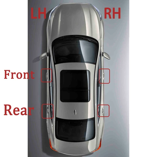 Imagen 2 del producto Manija de puerta Interior delantera trasera izquierda derecha para Chevrolet Spark II Daewoo Matiz 0,8 1,0 Pure 1998-2010 96601472 96601473 96601474