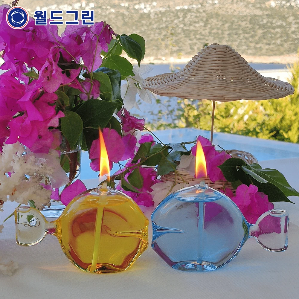 سعة كبيرة زيت البارافين مصباح التخييم زيت شمعة إزالة رائحة المزاج الرومانسي