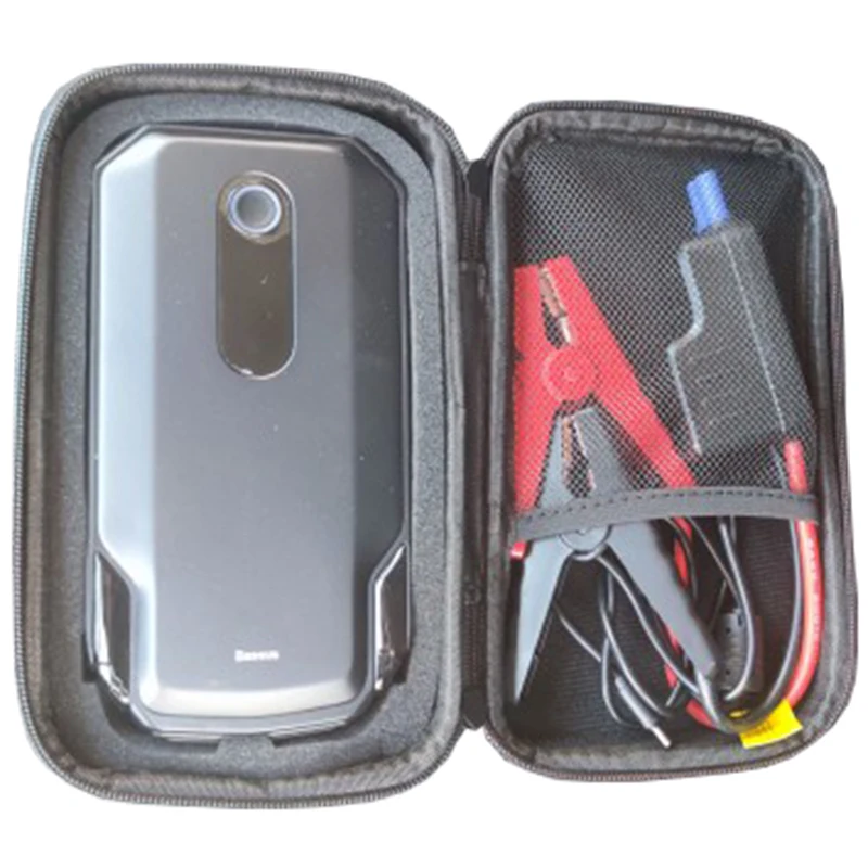 Newest EVA Hard Outdoor Travel Case Bag for Baseus 20000mAh Car Jump Starter Power Bank 2000A Car Battery Charger