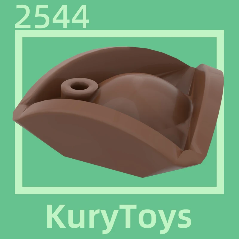 Kury Toys DIY MOC For 2544 100pcs Building block parts For Headgear Hat, Pirate Tricorne / Triangle