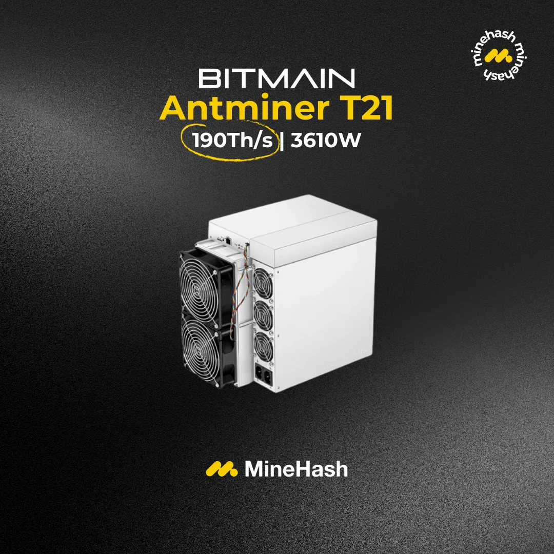 BITMARS-Bitmain Antminer T21 190T BTC Mineiro, COMPRAR 5 GET 3 Grátis