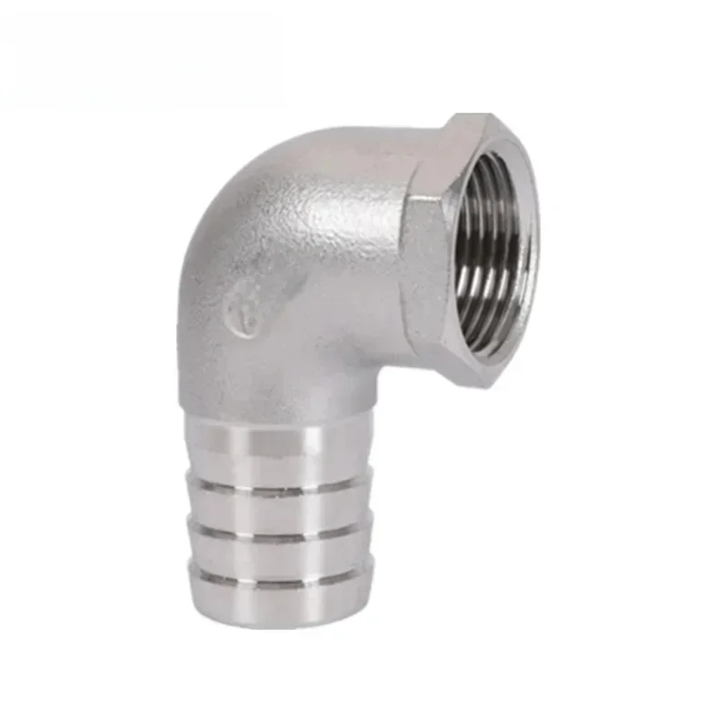 Złączka kolankowa 1/8 "1/4" 3/8 "1/2" BSP gwint żeński na Barb złączki redukcyjne ogon węża wiele rozmiarów stal nierdzewna 304 — zdjęcie 2