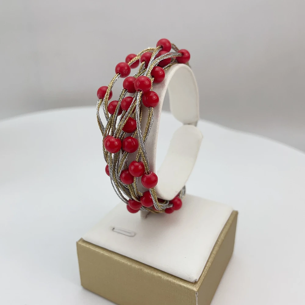 EMMA موضة دبي مطلية بالذهب الخرز القلائد أقراط خواتم مجموعات المجوهرات الجميلة للنساء هدايا مجوهرات الزفاف FHK21576