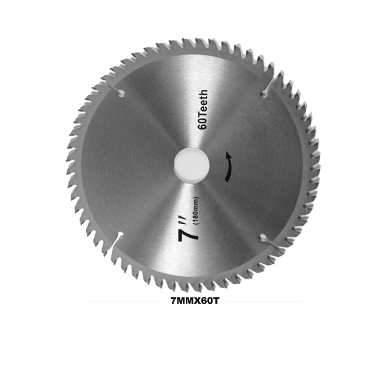 7X60T Circular Saw Blade Carbide Saw Blade For Woodworking Cutting Tools Wood Cutting Disc