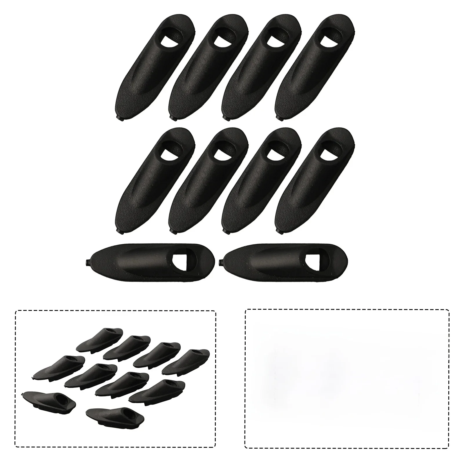 AliExpress GIYO 10pcs Bicycle Cable Tube Clamp Brake Shifter Line Pipe Cable Tube Buckle 31mm*8mm Black Lightweight Bicycle Cycling Accessories