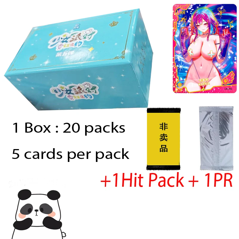 Wholesale New Goddess Card MAIDEN PARTY 5: NEON DATE Hobby Collectible Bikini Swimming Suit Cards Doujin Booster Box Toy Gifts