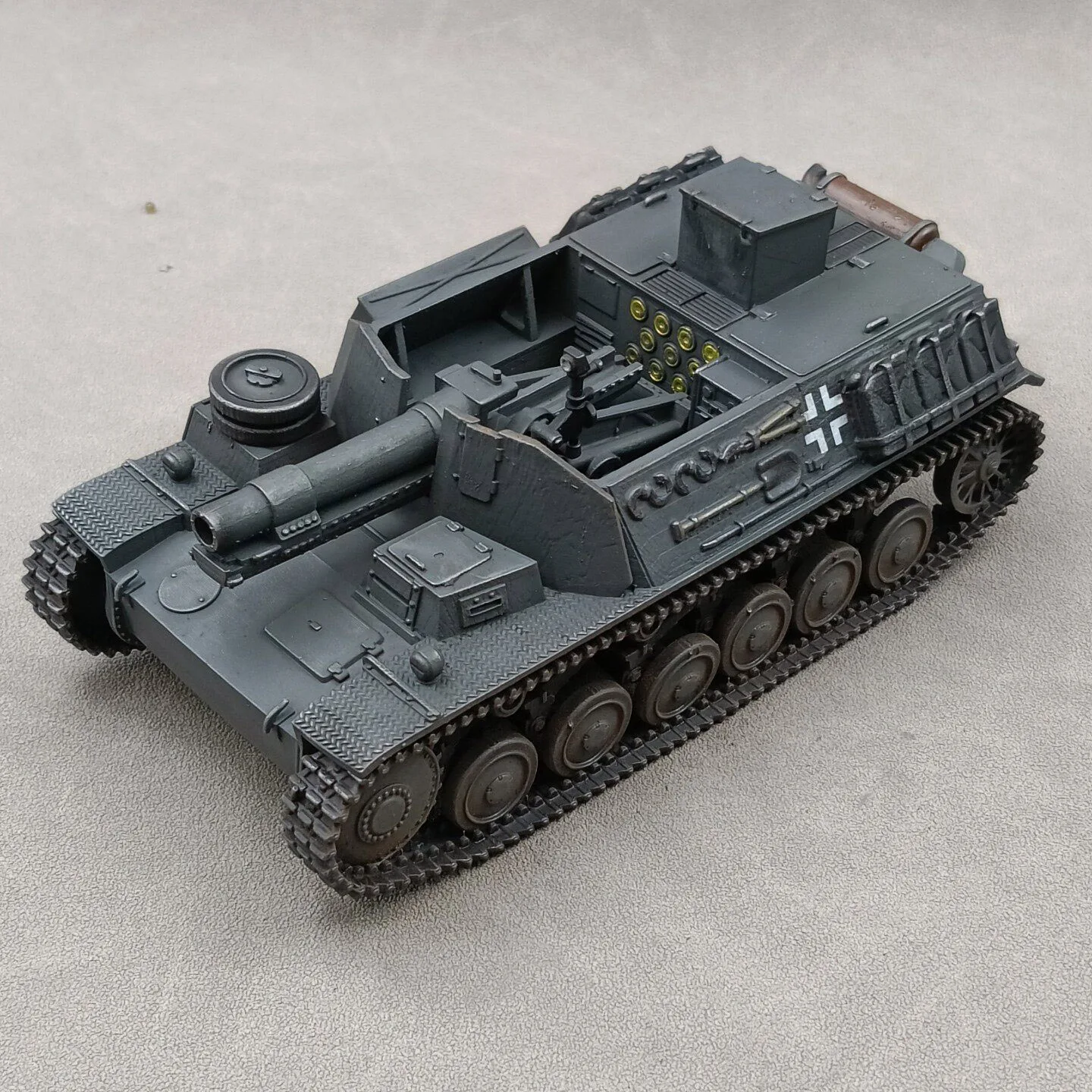 1/35 German II self-propelled gun  , SLA printing hand-colored finished model decorative ornament