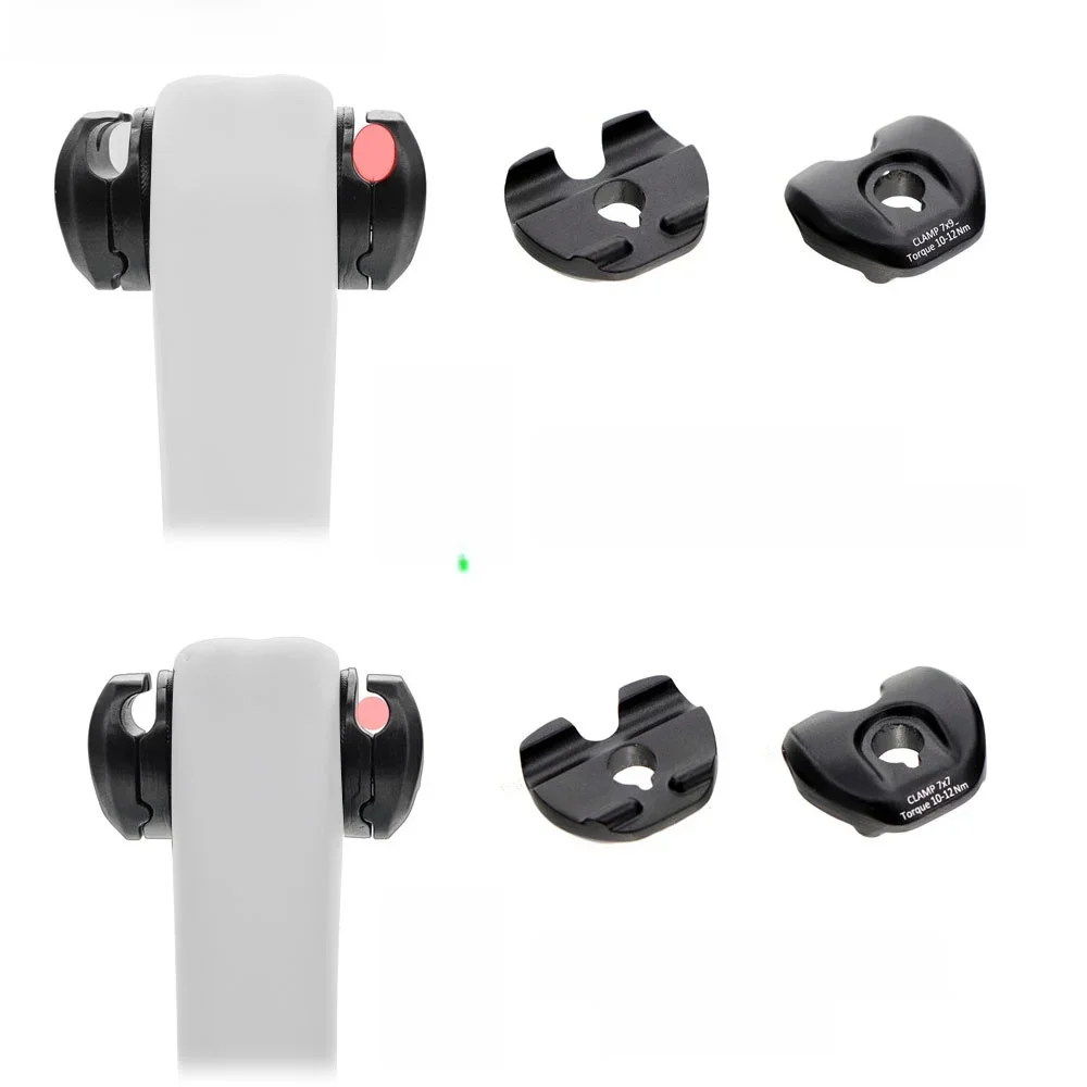 AliExpress KOCEVLO For Carbon Rail Cusion Saddle Aluminum Clips 7x7 7x9mm Oval/Round Clamps seatpost Accessorie