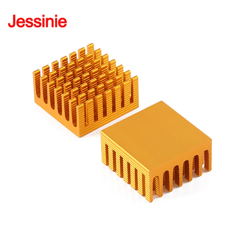 50Pcs/1pc 28*28*15mm Aluminum Alloy Heatsink Radiator Heat Sink Electronic Chip IC Cooling Radiator Cooler for CPU RAM GPU PCB