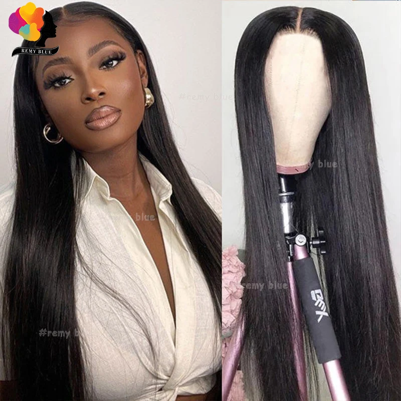 Perruque Lace Front Wig péruvienne 180% naturelle, cheveux lisses, 13x6, 13x4, pour femmes