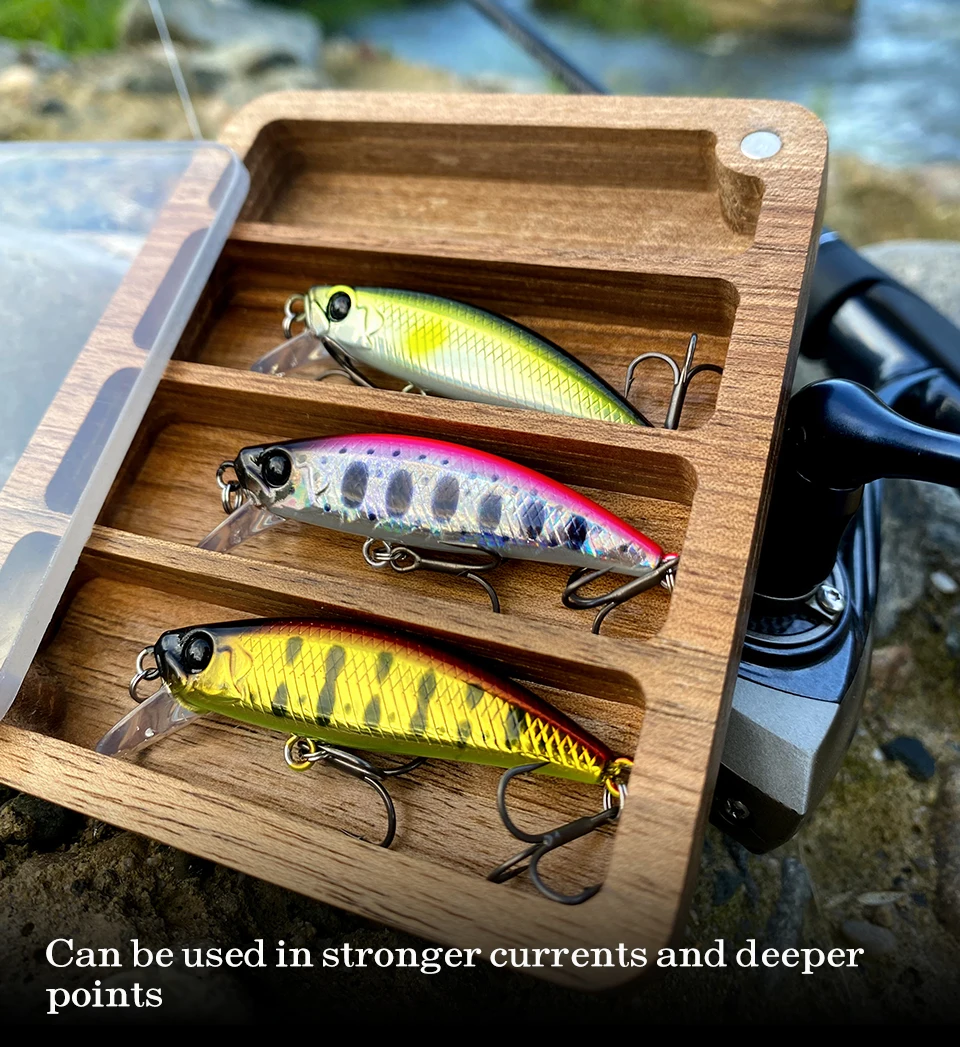 TSURINOYA Intruder 51S Sinking Minnow Stream Fishing Lure 51mm 5,8g Künstlicher Hartköder für Forellen, Ajing, Jerkbait, Flussköder – Detail 28