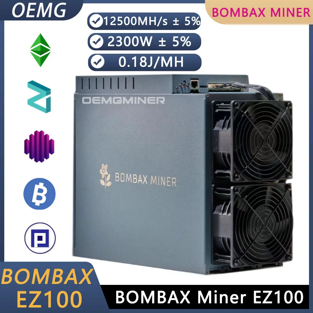 

Купите 3 и получите 2 бесплатных BOMBAX MINER EZ100 12500M 2300 Вт для и т. д., ZIL,OCTA Miner с блоком питания в наличии