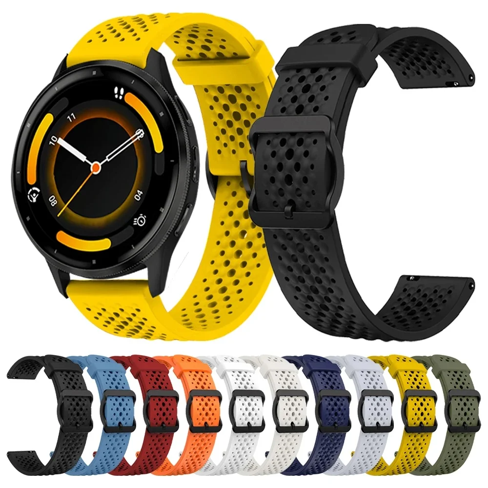Oddychający pasek 22 mm do zegarka Garmin Venu 3 Pasek do zegarka Garmin Venu 2 Forerunner 265 255 M Vivoactive 4 Silikonowe bransoletki sportowe — 2