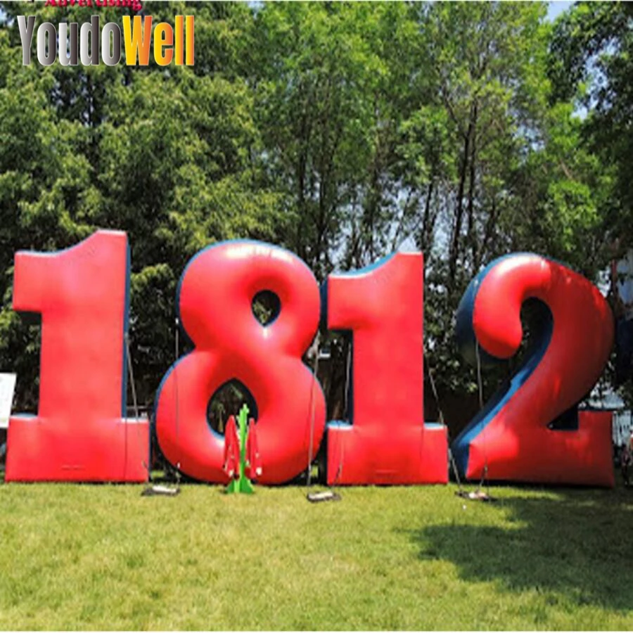 Stage Party Decoration New Style Inflatable Light Bulbs Customizable Digital Series 2023